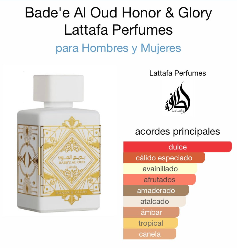 🍍✨ LATTAFA HONOR GLORY COFRE 100 ML – Eau de Parfum Unisex