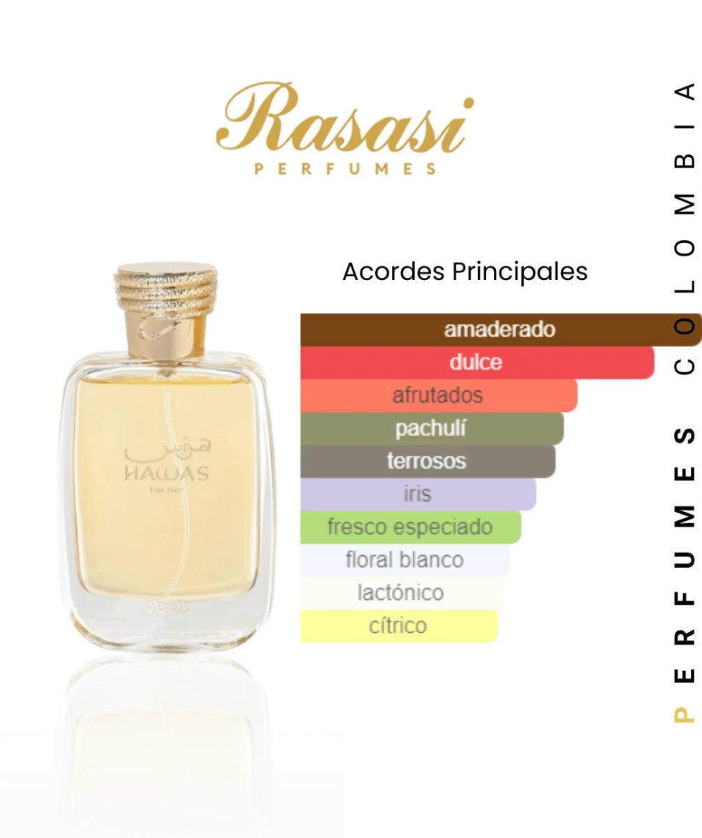 🌸💖 RASASI HAWAS FOR HER 100 ML – Eau de Parfum para Mujer
