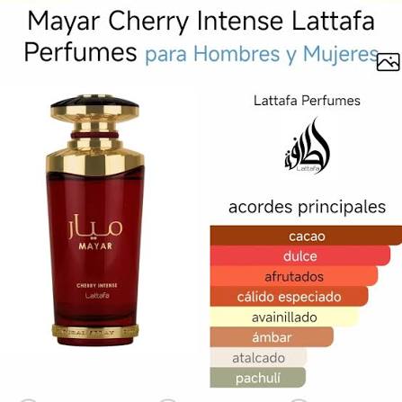 🍒🍫 LATTAFA MAYAR CHERRY INTENSE 100 ML – Eau de Parfum para Mujer