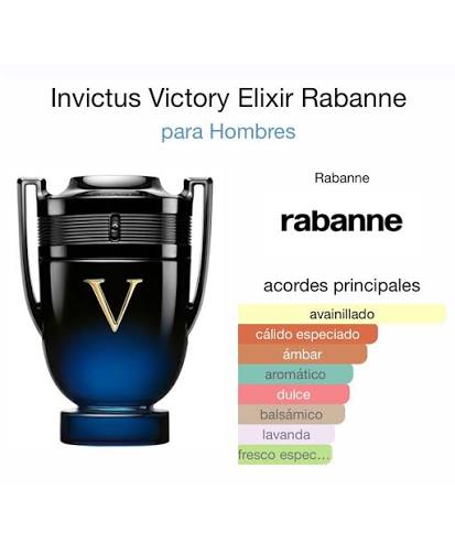 🏆🔥 RABANNE INVICTUS VICTORY ELIXIR 100 ML – Parfum Intense para Hombre