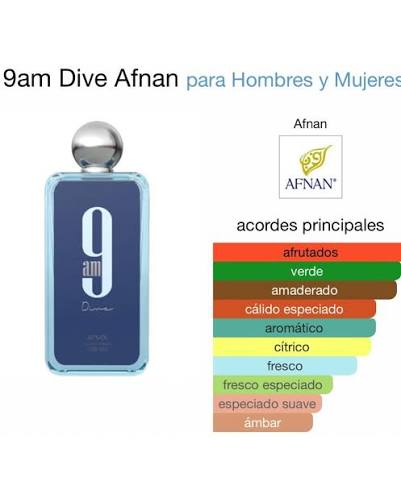 🌊✨ AFNAN 9AM DIVE 100 ML – Eau de Parfum Unisex