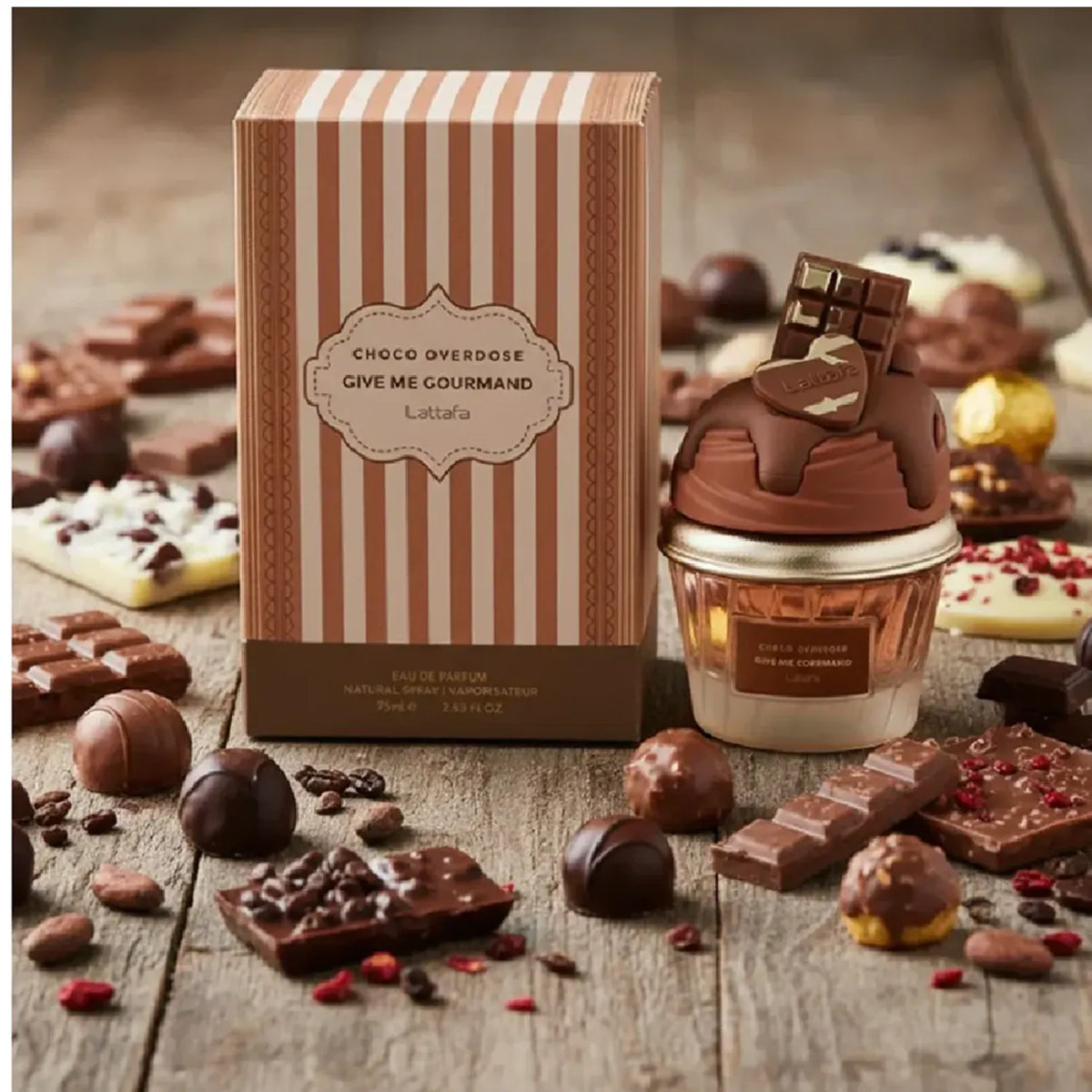 🍫🤎 LATTAFA GIVE ME GOURMAND CHOCO OVERDOSE – Eau de Parfum Unisex