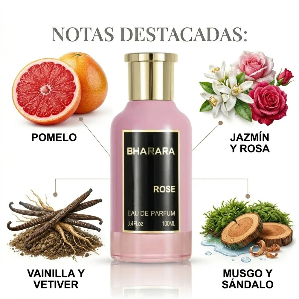 🌹✨ BHARARA ROSE 100 ML – Eau de Parfum para Mujer