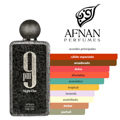 🌙🖤 AFNAN 9PM OUD NIGHT COFRE 100 ML