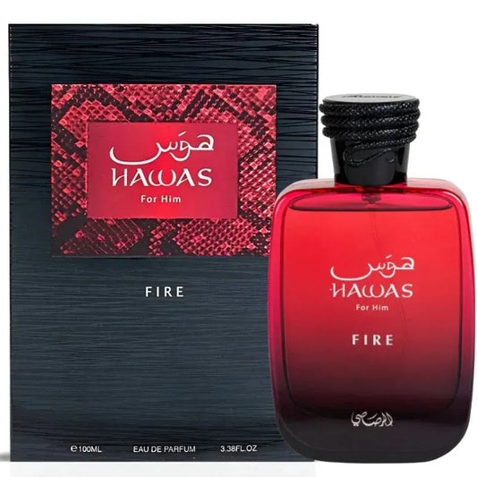 🔥🌊 RASASI HAWAS FIRE 100 ML – Eau de Parfum para Hombre