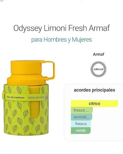 🍋✨ ARMAF ODYSSEY LIMONI FRESH EDITION 100 ML – Eau de Parfum Unisex