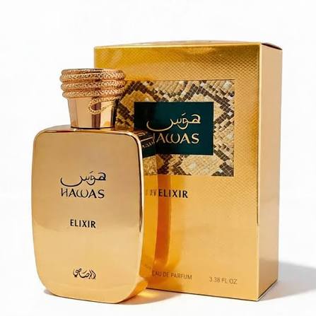 🔥🍫 RASASI HAWAS ELIXIR 100 ML – Eau de Parfum Unisex