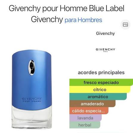 💙 GIVENCHY POUR HOMME BLUE LABEL 100 ML 💙