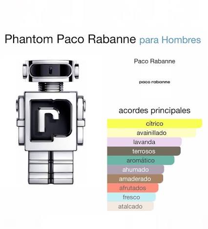 🤖💜 RABANNE PHANTOM 100 ML – Eau de Toilette para Hombre