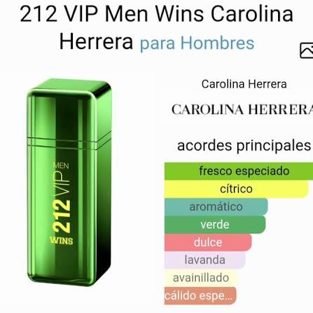🏆💚 CAROLINA HERRERA 212 VIP MEN WINS 100 ML – Eau de Parfum para Hombre