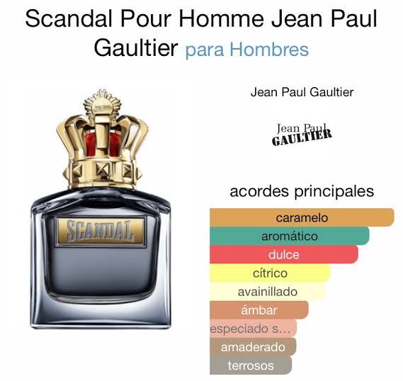 👑🔥 JEAN PAUL GAULTIER SCANDAL POUR HOMME 100 ML – Eau de Toilette para Hombre