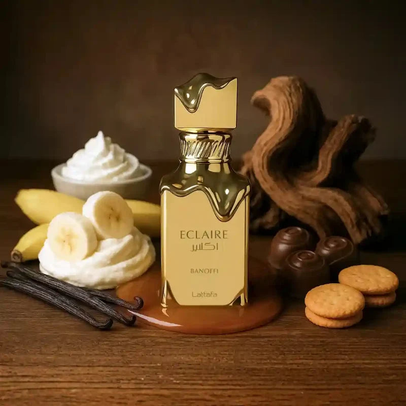🍌🍮 LATTAFA ECLAIRE BANOFFI 100 ML – Eau de Parfum Unisex