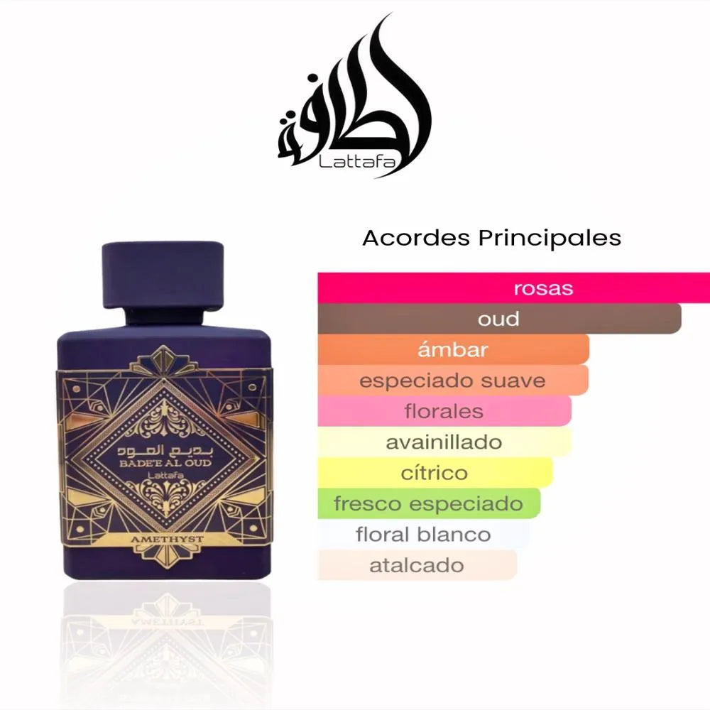 💜✨ LATTAFA AMETHYST COFRE 100 ML – Eau de Parfum Unisex
