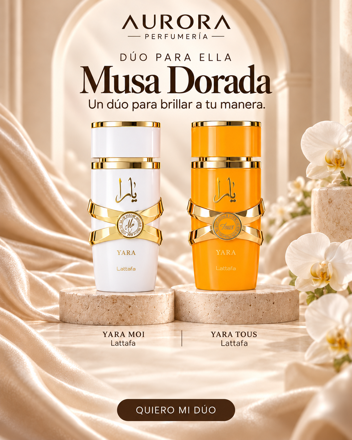 🌼 SET MUSA DORADA – LATTAFA 🌼