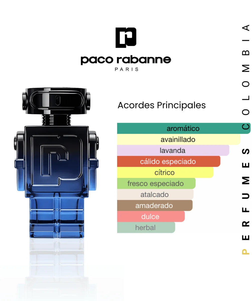🤖🌌 RABANNE PHANTOM INTENSE 100 ML – Eau de Parfum Intense para Hombre