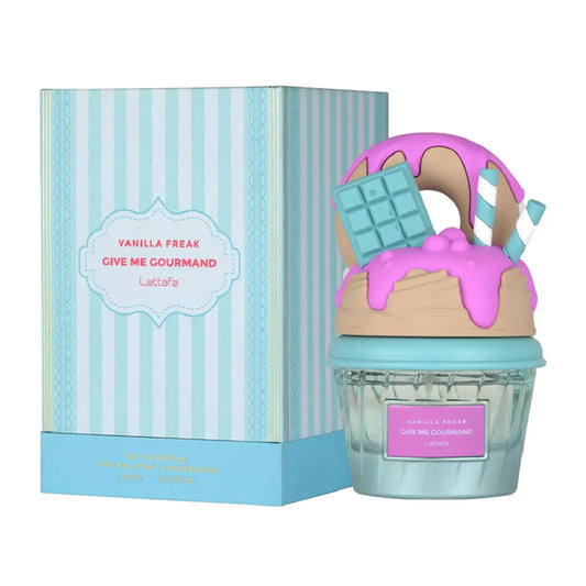 🧁🍦 LATTAFA GIVE ME GOURMAND VANILLA FREAK 100 ML – Eau de Parfum Unisex