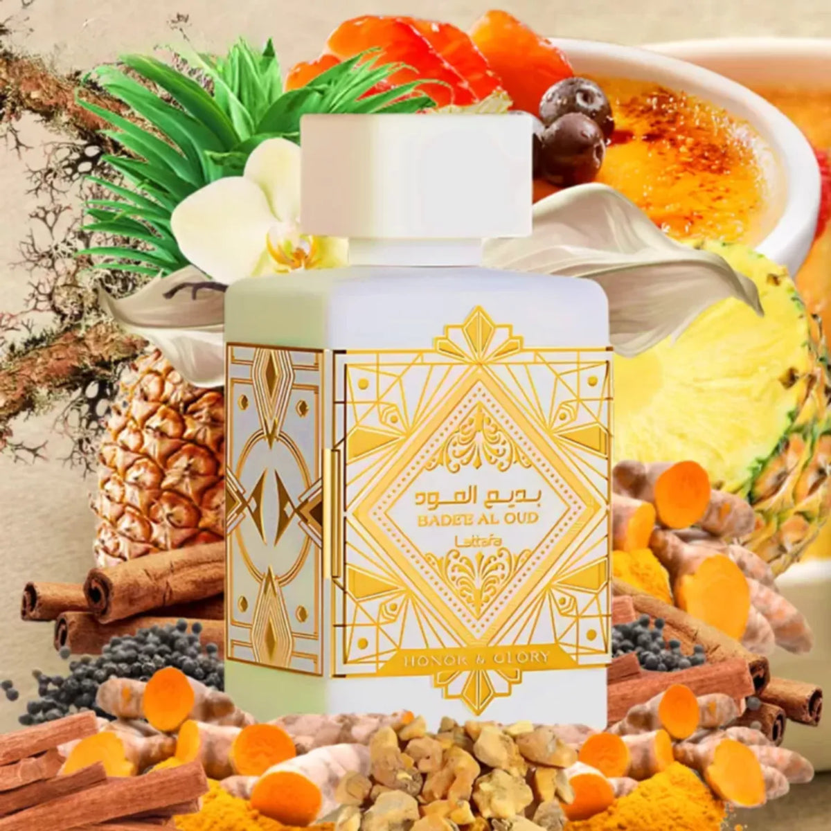 🍍✨ LATTAFA HONOR GLORY COFRE 100 ML – Eau de Parfum Unisex
