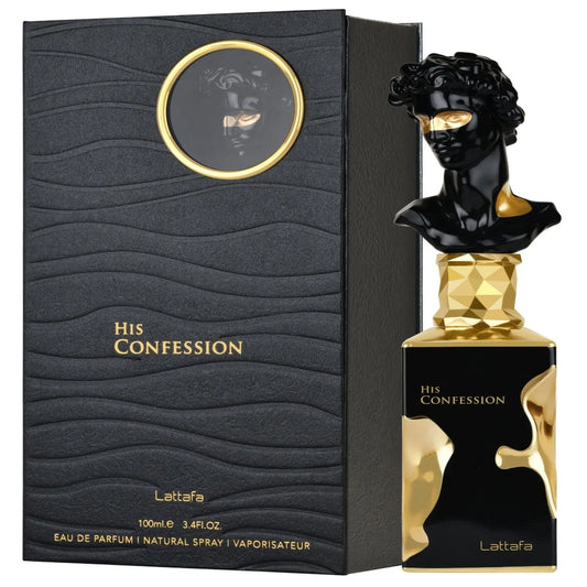 🖤🔥 LATTAFA HIS CONFESSION 100 ML – Eau de Parfum para Hombre